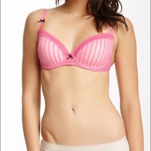 Betsey Johnson Intimates & Sleepwear - Betsey Johnson Stocking Stripe Underwire Bra 30DD Betsey Johnson Intimates & Sleepwear - Betsey Johnson Stocking Stripe Underwire Bra 30DD